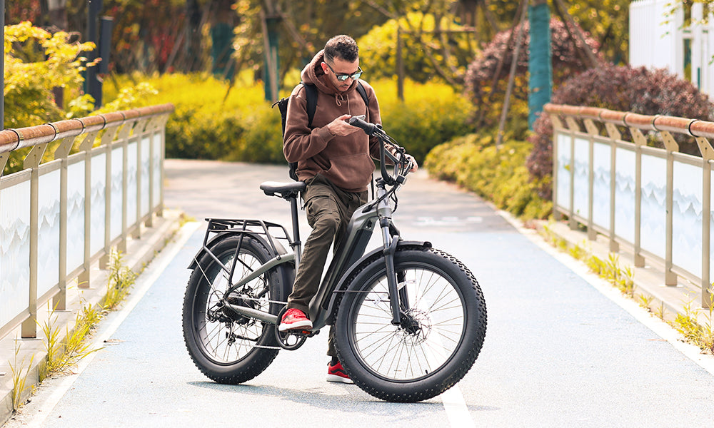 Fall Adventures with Veefa L1 Step-Thru Fat Tire Electric Bike