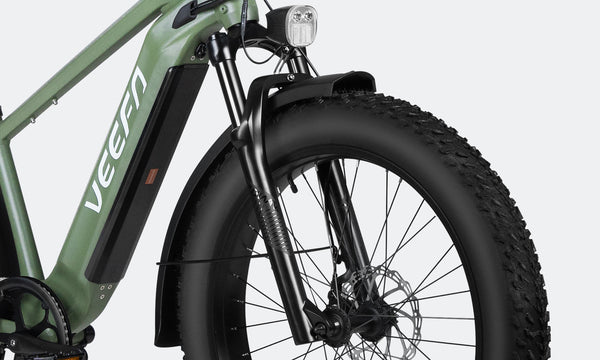 Veefa E1 Hydraulic Suspension Fork Fat Tire Step-Over Adult Electric Bike