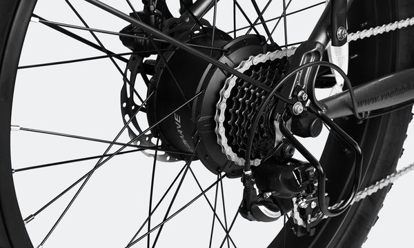 750W Peak 1000W Motor Veefa E1 Step-Over Fat Tire Adult Electric Bike