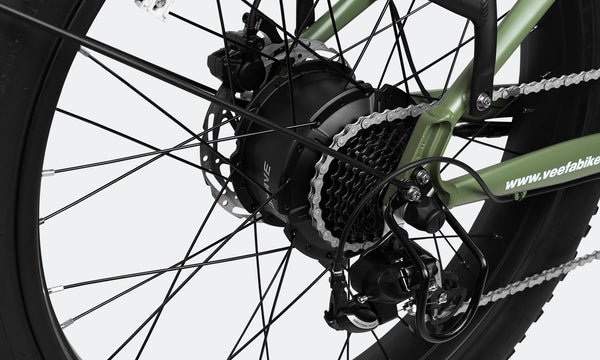 750W Peak 1000W Motor Veefa E1 Step-Over Fat Tire Adult Electric Bike