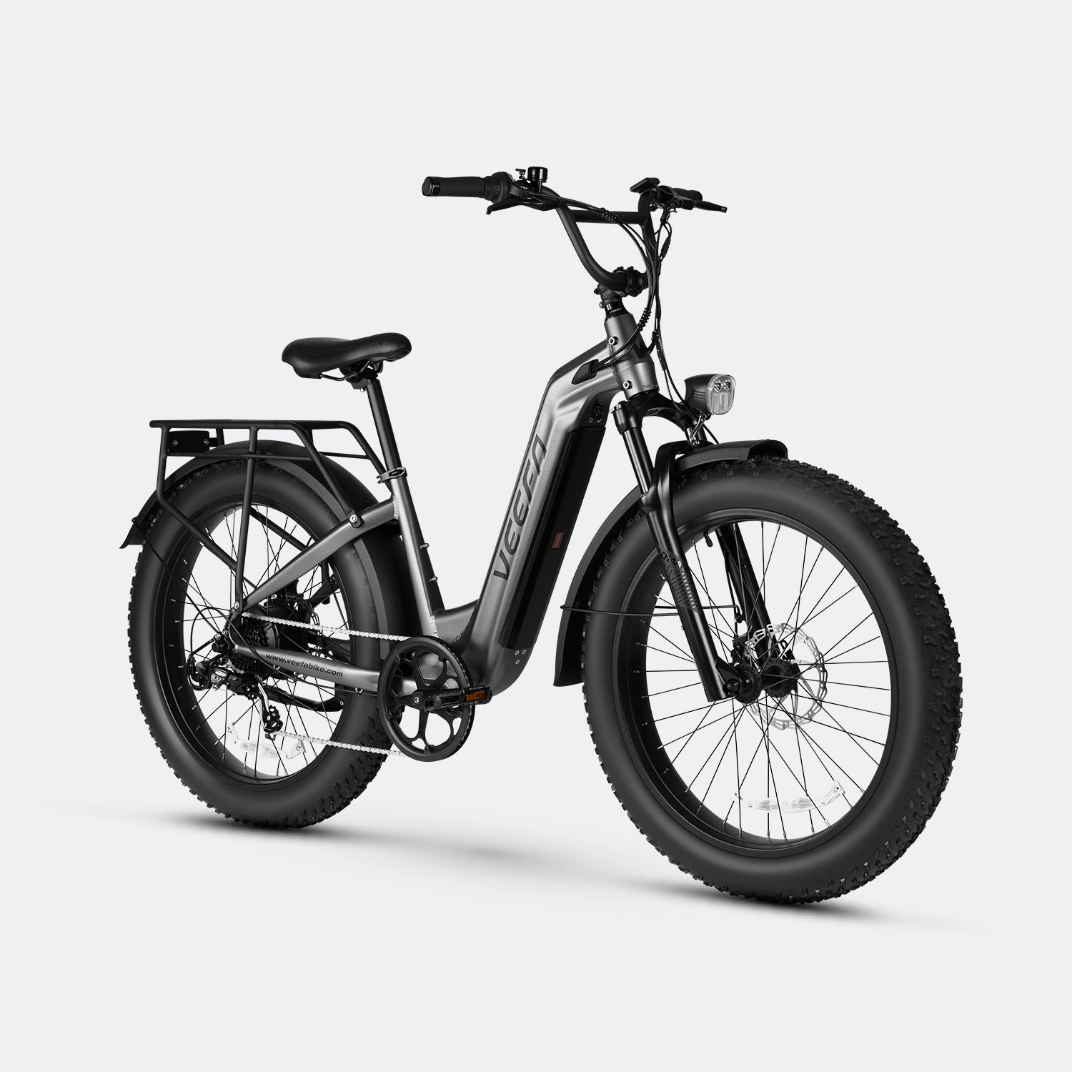 Veefa Electric Bicycles L1 Step-Thru Fat Tire Electric Bike#color_dark gray