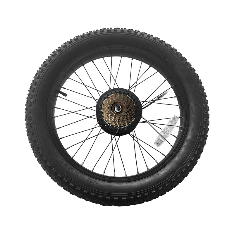Veefa Rear Wheel with 500W Motor & Freewheel for F1 Electric Bike