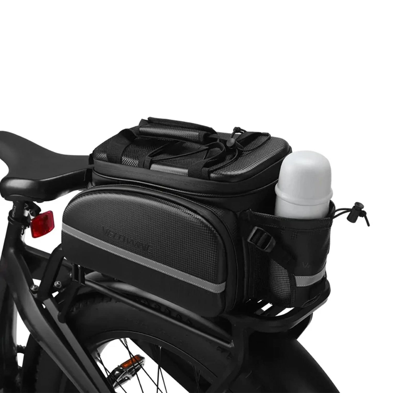 Veefa Waterproof Trunk Bag For All Electric Bikes with Rear Rack