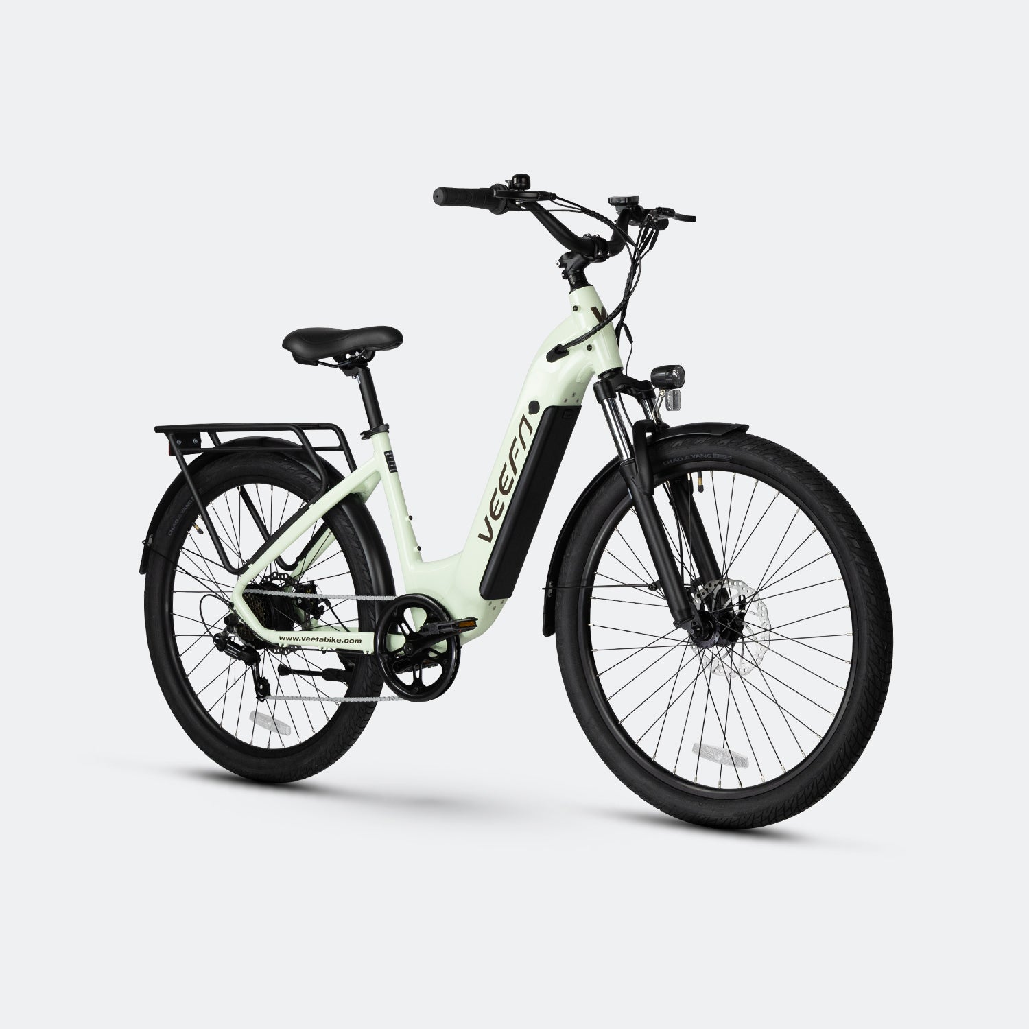 Veefa Electric Bicycles X2 City Series Commuting Electric Bike#color_light green