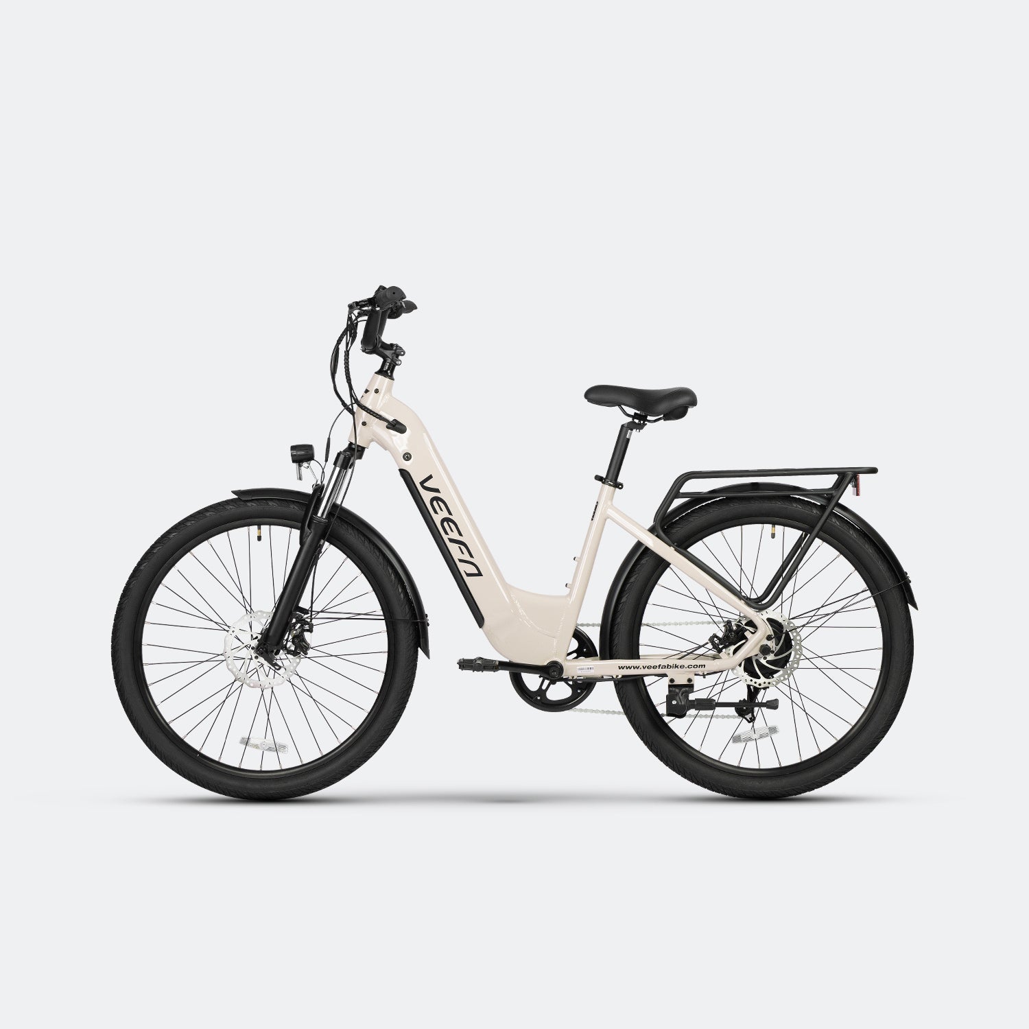 Veefa Electric Bicycles X2 City Series Commuting Electric Bike#color_warm gray
