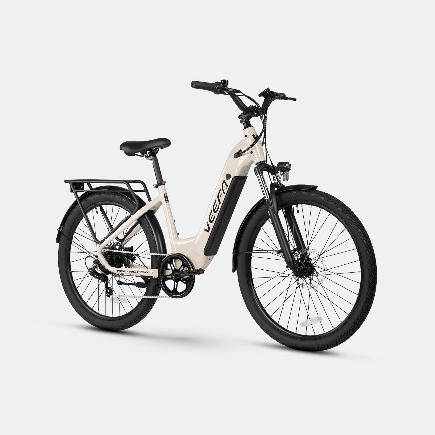 Veefa Electric Bicycles X2 City Series Commuting Electric Bike#color_warm gray