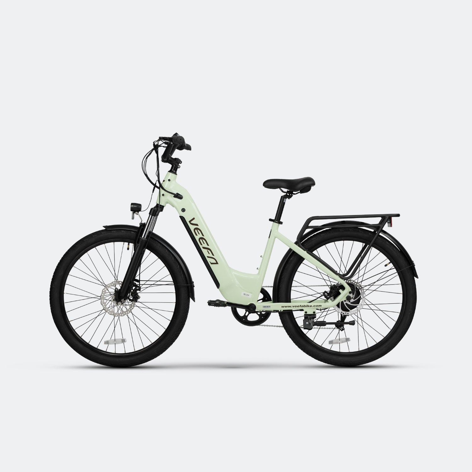 Veefa Electric Bicycles X2 City Series Commuting Electric Bike#color_light green