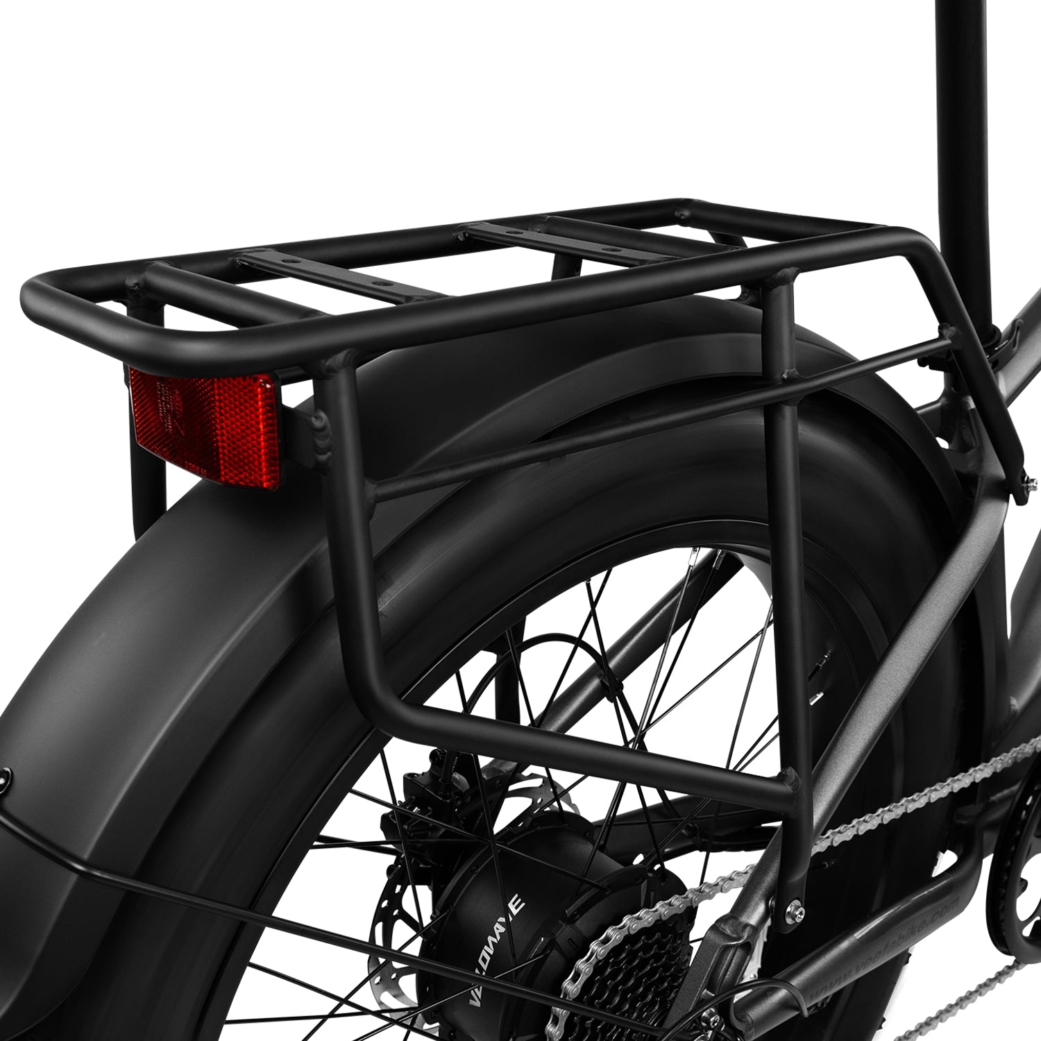 Veefa Electric Bicycles E1 Fat Tire Step-Over Electric Bike#color_dark gray