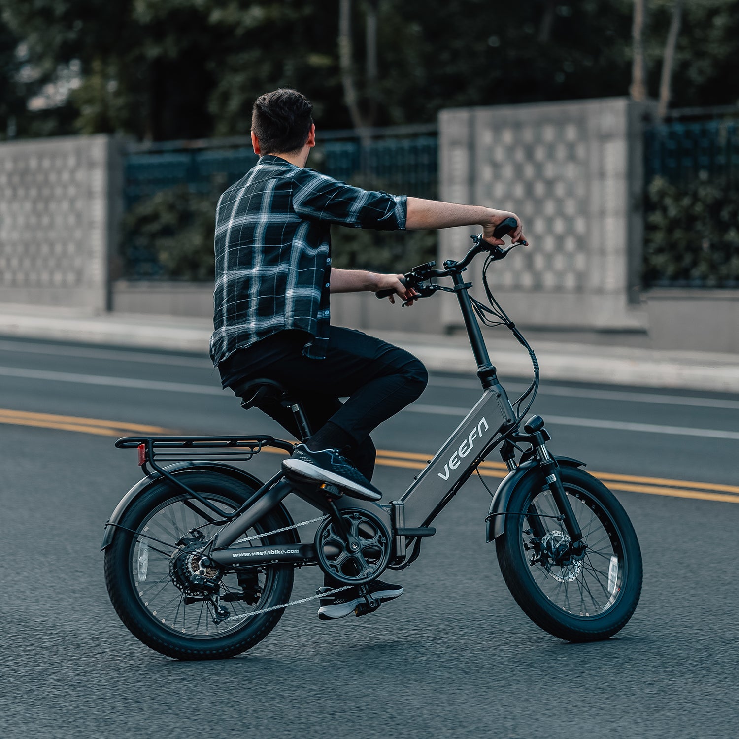 Veefa Electric Bicycles F1 Folding Electric Bike#color_gray