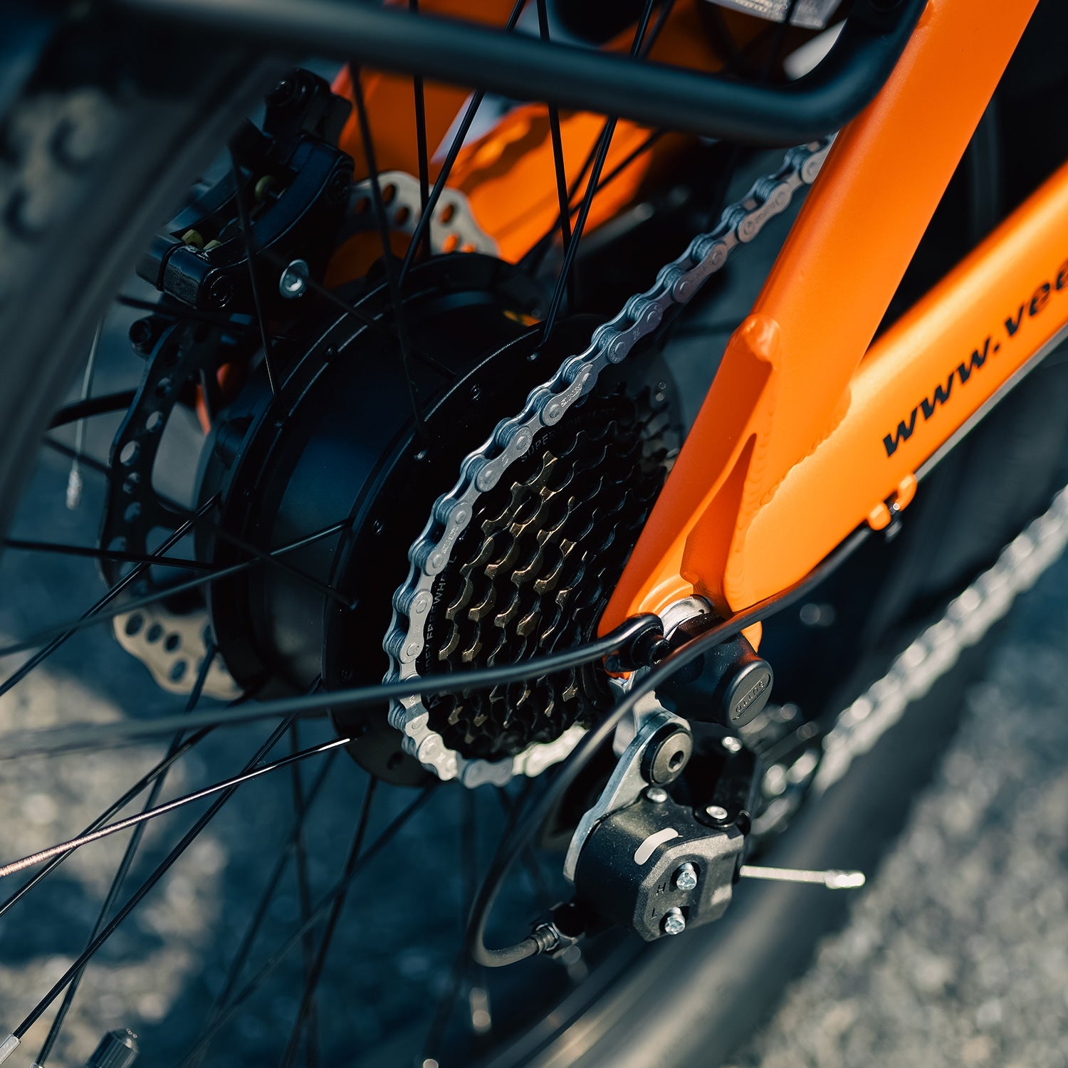 Veefa Electric Bicycles F1 Folding Electric Bike#color_orange