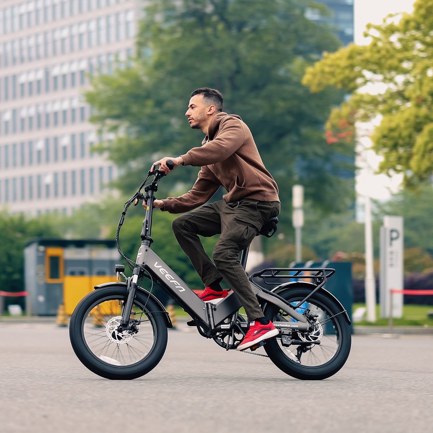 Veefa Electric Bicycles F1 Folding Electric Bike#color_gray