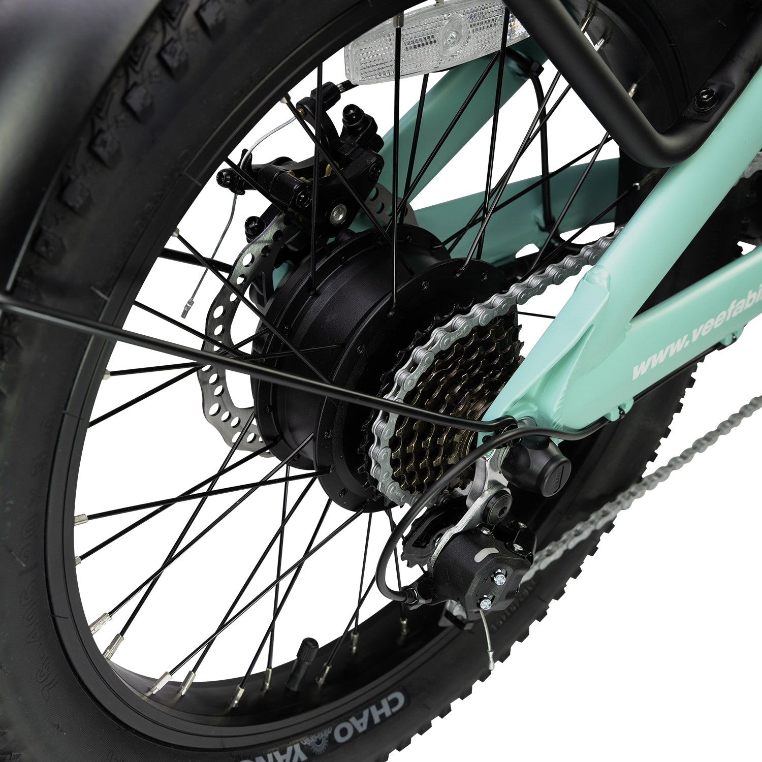 Veefa Electric Bicycles F1 Folding Electric Bike#color_blue