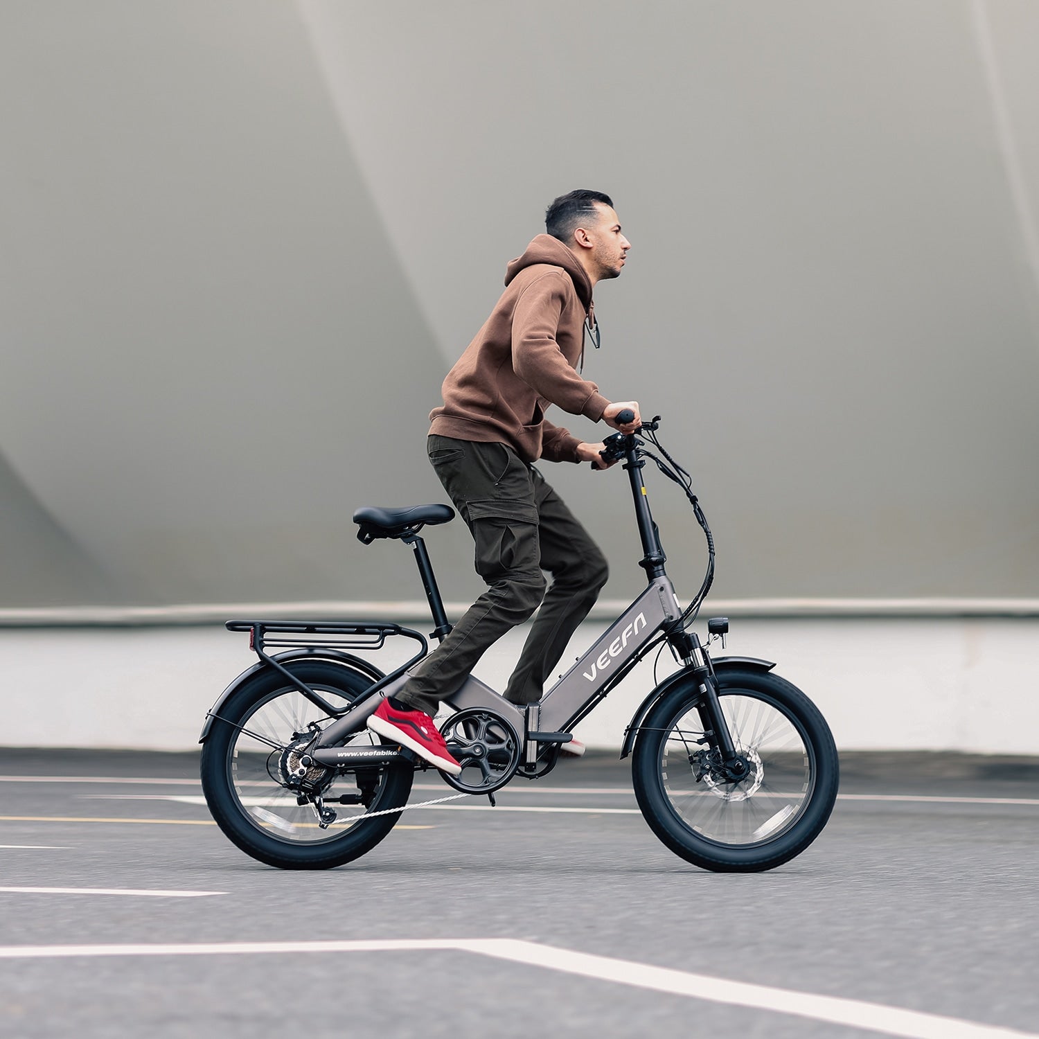Veefa Electric Bicycles F1 Folding Electric Bike#color_gray