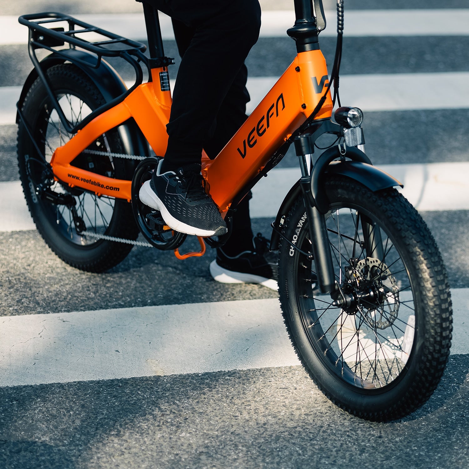 Veefa Electric Bicycles F1 Folding Electric Bike#color_orange
