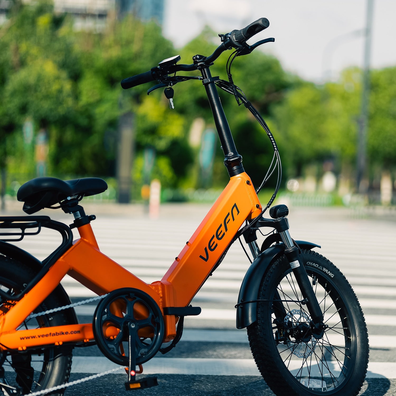 Veefa Electric Bicycles F1 Folding Electric Bike#color_orange
