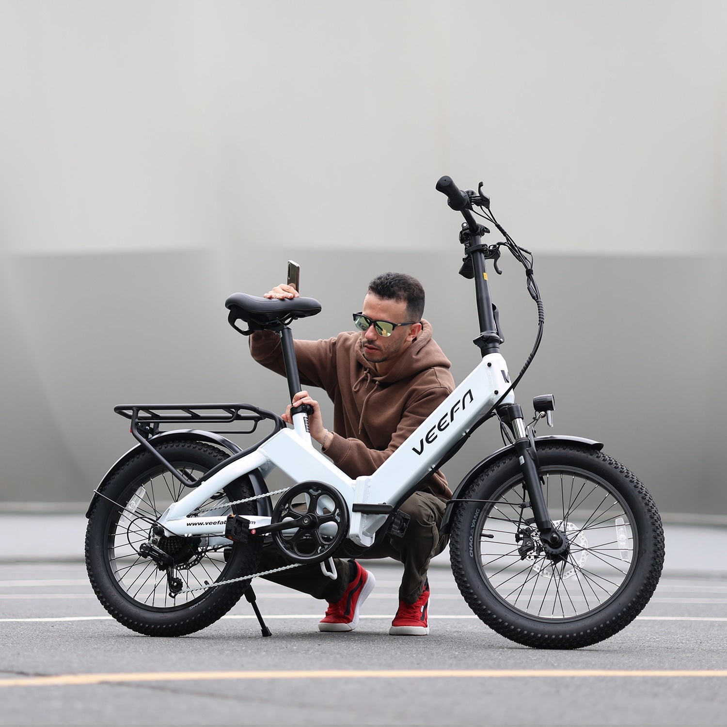 Veefa Electric Bicycles F1 Folding Electric Bike#color_white