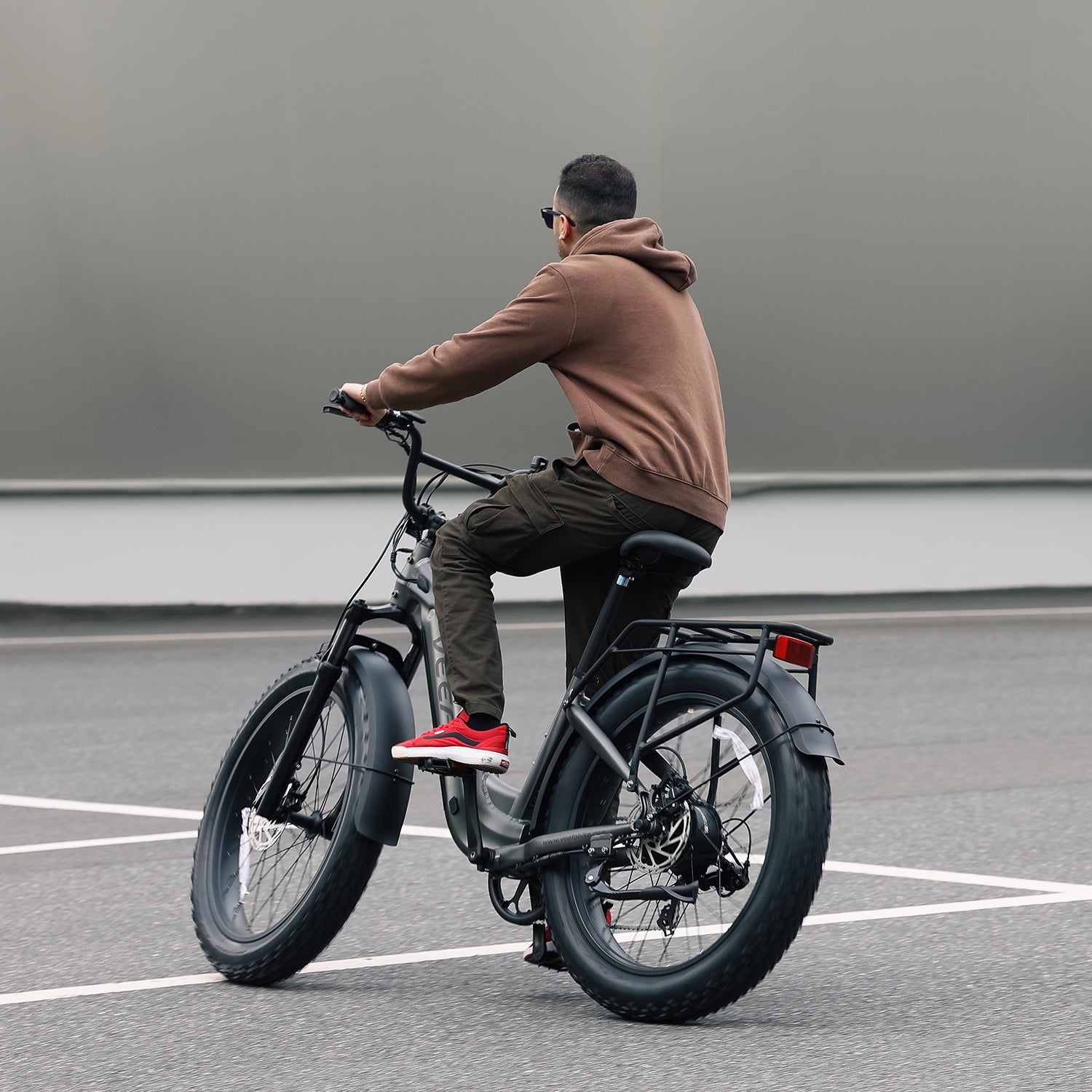 Veefa Electric Bicycles L1 Step-Thru Fat Tire Electric Bike#color_dark gray
