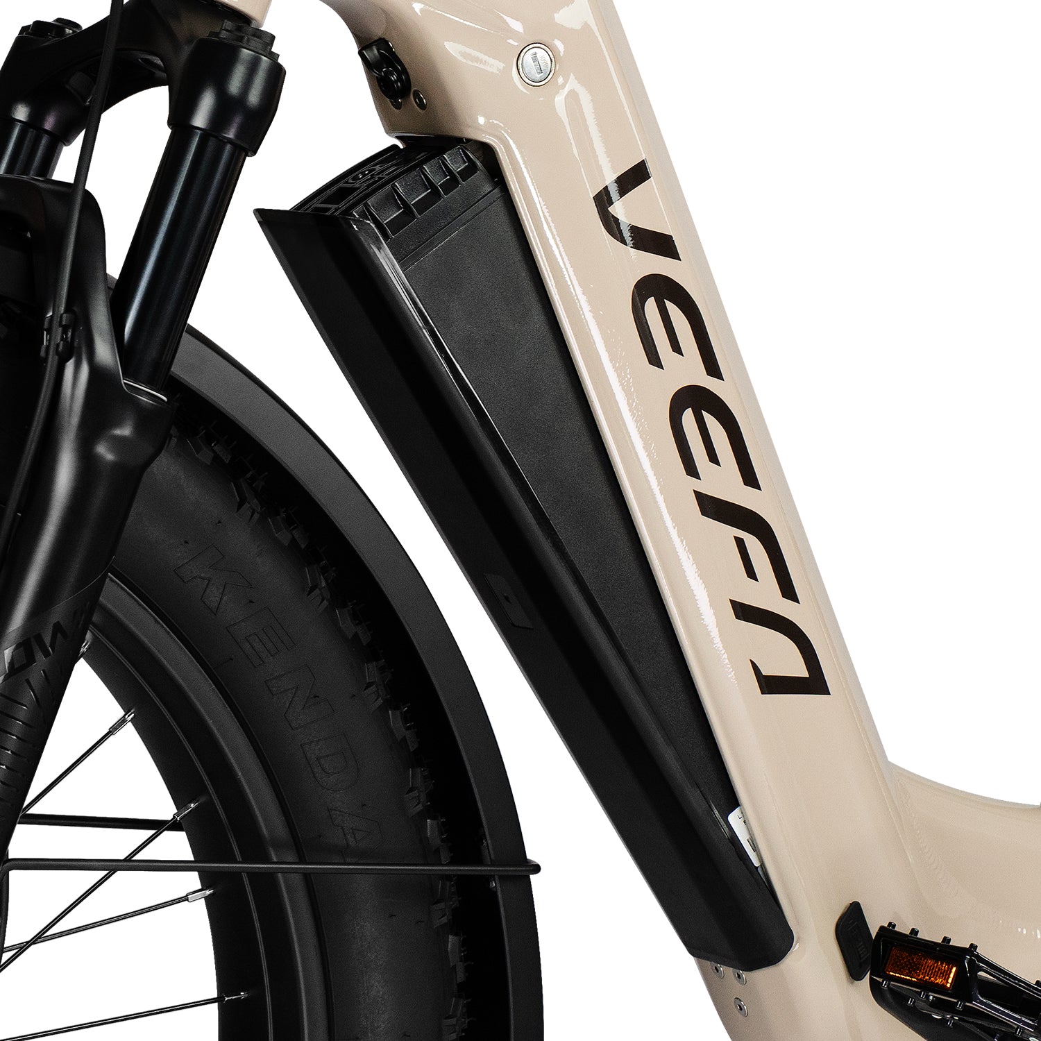 Veefa Electric Bicycles L1 Step-Thru Fat Tire Electric Bike#color_dusty pink
