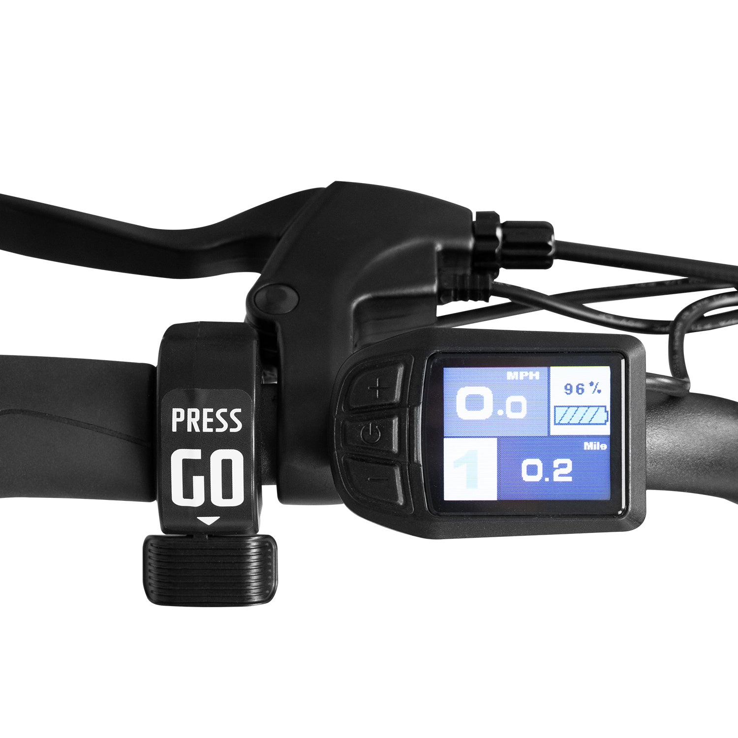 Veefa Electric Bicycles L1 Step-Thru Fat Tire Electric Bike Display#color_dark gray