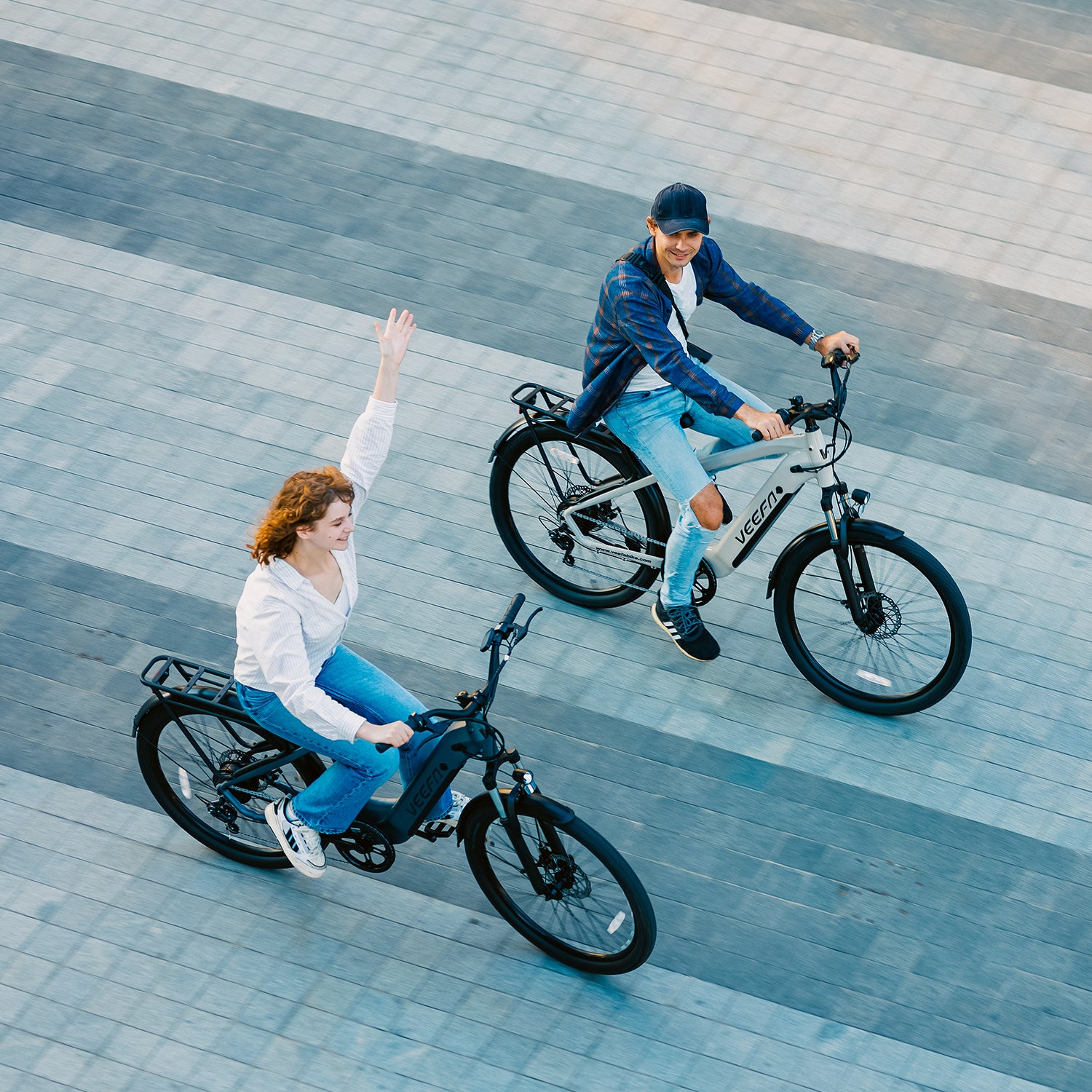 Veefa Electric Bicycles M2 City Series Commuting Electric Bike#color_warm gray