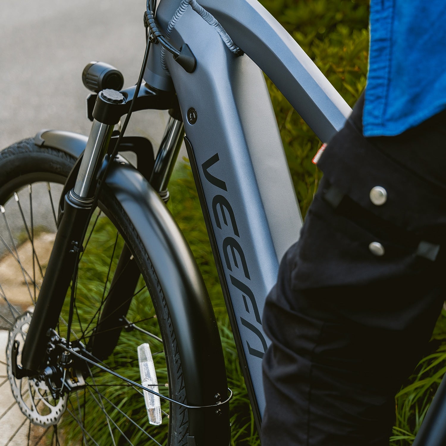 Veefa Electric Bicycles M2 City Series Commuting Electric Bike#color_dark blue