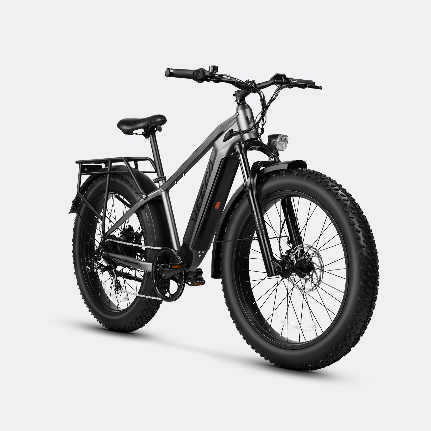 Veefa Electric Bicycles E1 Fat Tire Step-Over Electric Bike#color_dark gray