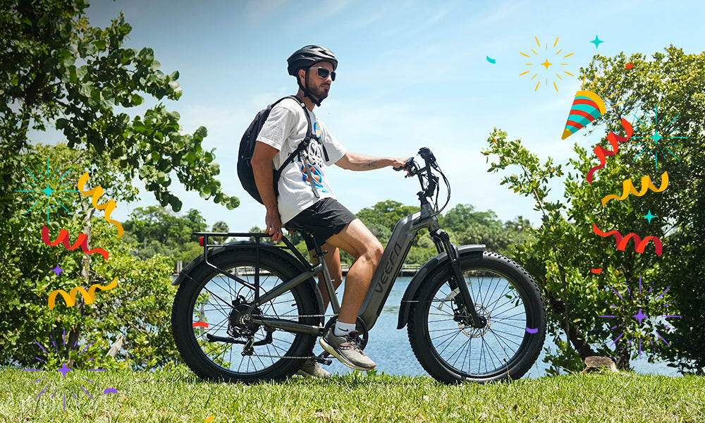 Veefa L1 26'' Step-Thru Fat Tire Adult Electric bike